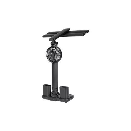 MasterLED Summer 9W-os asztali lámpa beépített ventilátorral 3000-6500K fekete