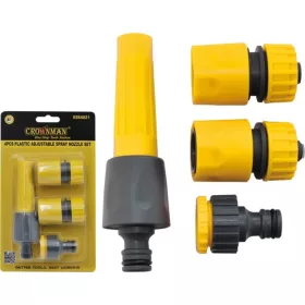 Crownman 4 db-os műanyag tömlőcsatlakozó