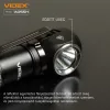 Videx LED Fejlámpa hidegfehér újratölthető akkumulátorral A055H