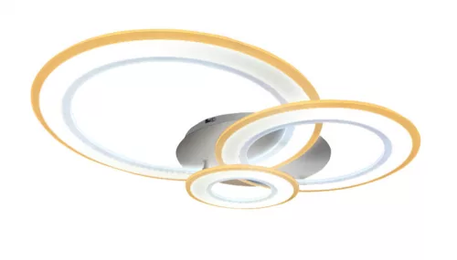 Lucero Chase 115 W-os 50 cm átmérőjű fehér LED távirányítós és mobil applikációval vezérelhető mennyezeti lámpa