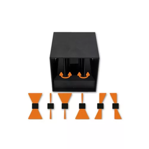 MasterLED Kira G9 architektúrás LED lámpatest fekete foglalatú