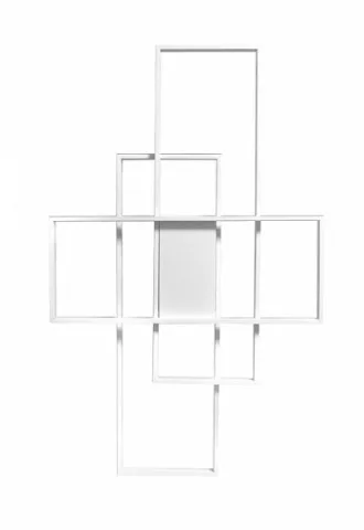 MasterLED Galaxis Pegaz 130 W-os 105x50 cm fehér LED távirányítós mennyezeti lámpa