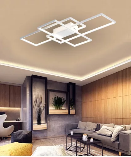 MasterLED Galaxis Pegaz 130 W-os 105x50 cm fehér LED távirányítós mennyezeti lámpa