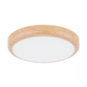   Strühm Nastia 2in1 18 W-os CCT-s falba süllyeszthető és felületre szerelhető fenyő színű LED-es mennyezetlámpa