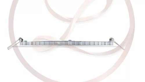 Strühm Slim 18 W-os süllyesztett hideg fehér fehér színű kör alakú LED-es mennyezetlámpa