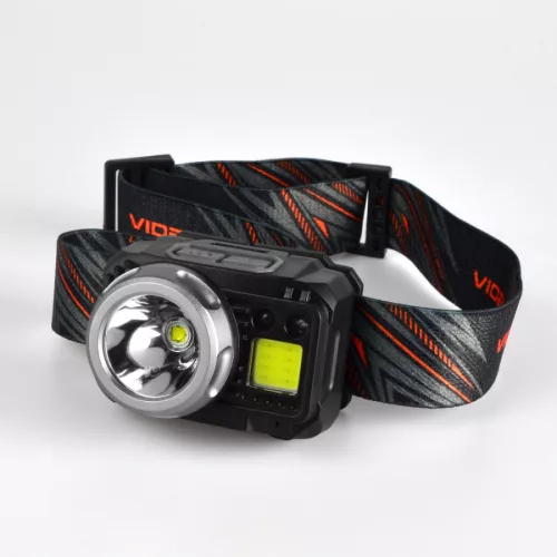 Videx LED Fejlámpa újratölthető akkumulátorral H075C