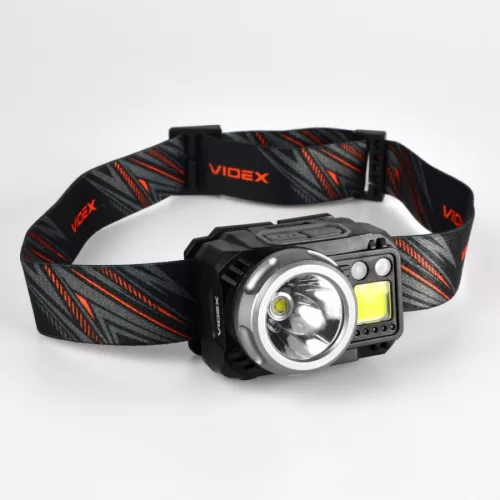 Videx LED Fejlámpa újratölthető akkumulátorral H075C