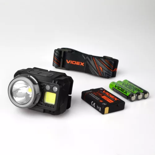 Videx LED Fejlámpa újratölthető akkumulátorral H075C