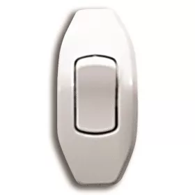 Zsinórközi kapcsoló fehér 6A 220-240V