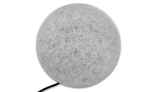 MasterLED Kula földbe szúrható 40 cm-es kerti gömb E27-es foglalattal kő színű
