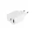 MasterLED gyorstöltő 20 W-os 1 x USB-C  1 x USB-A fehér adapter