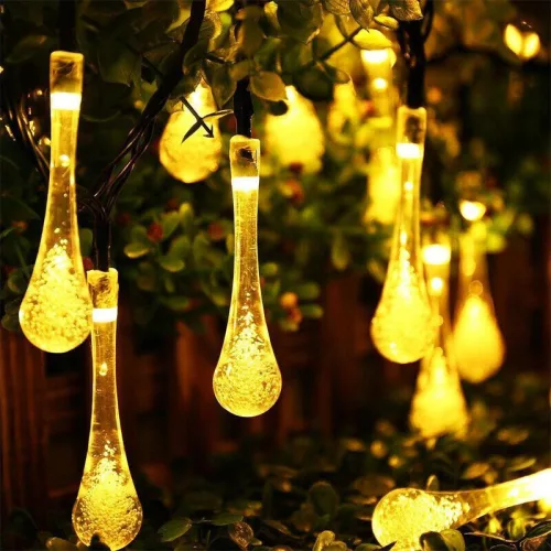 MasterLED Napelemes csepp alakú girland 40 led 7 85 m