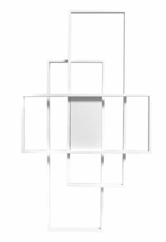 MasterLED Galaxis Hidra 126 W-os 90x50 cm fehér LED távirányítós mennyezeti lámpa