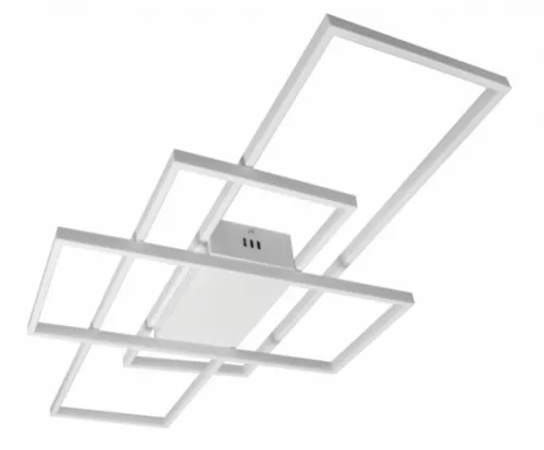 MasterLED Galaxis Hidra 126 W-os 90x50 cm fehér LED távirányítós mennyezeti lámpa