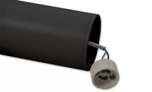 MasterLED Idar sínre szerelhető lámpa GU10-es foglalattal fekete