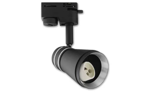 MasterLED Silvio sínre szerelhető lámpa GU10-es foglalattal fekete