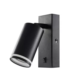 MasterLED Ring fekete oldalfali lámpa GU10-es foglalattal