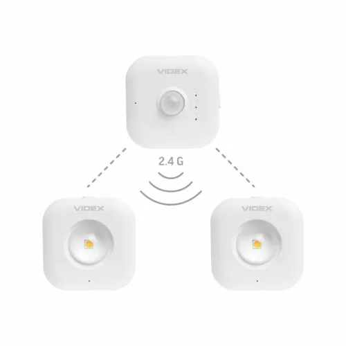Videx 2 db LED-es lámpa mágneses hátlappal és mozgásérzékelővel 3000-6500K