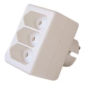 Földeletlen hálózati  3-as dugaljzat 10A 220-240V