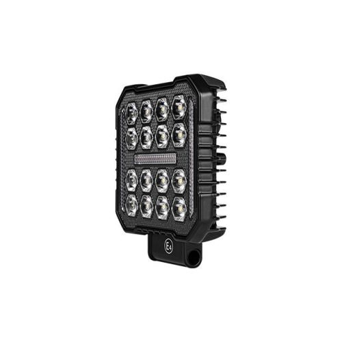 MasterLED Téglalap alakú, hideg fehér színhőmérsékletű, 48 W-os munkalámpa narancssárga irányjelzővel