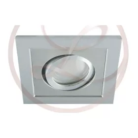   Strühm Borys négyzet alakú spot keret ezüst GU10-es foglalattal