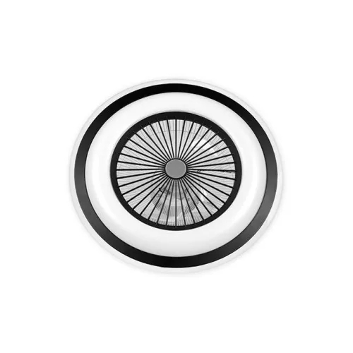 MasterLED Rodos 72 W-os 600 mm fekete-fehér LED távirányítós mennyezeti lámpa beépített ventillátorral