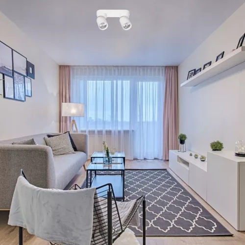 MasterLED Timo GU10 foglalatú 2-es fehér mennyezeti lámpa