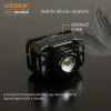 Videx LED Fejlámpa natúrfehér újratölthető akkumulátorral H045Z