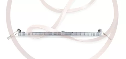 Strühm Slim 12 W-os süllyesztett hideg fehér fehér színű kör alakú LED-es mennyezetlámpa