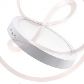   MasterLED Proma 12 W-os falon kívüli meleg fehér kör alakú LED-es mennyezetlámpa