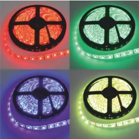   EcoLight RGB+3000K led szalag 14,4W/m, 800lm/m, 3000K, IP20, 5 m / tekercs, 