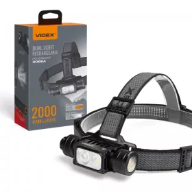 VIDEX VLF-H066A LED fejlámpa, 2000lm, 5000K