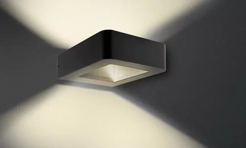 MasterLED Malta 6W-os natúr fehér fekete színű oldalfali lámpa