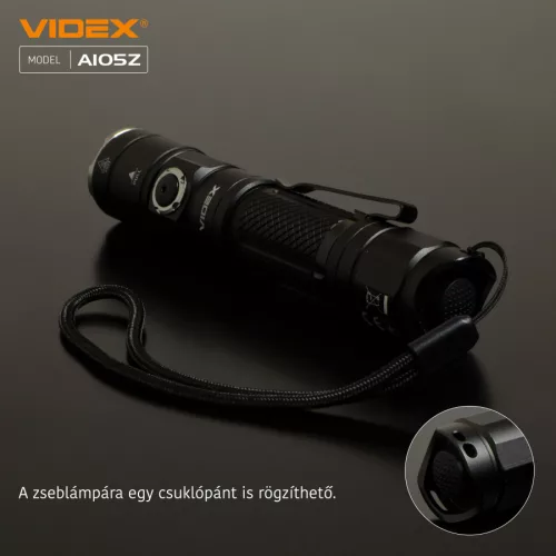VIDEX akkumulátoros hordozható zseblámpa VLF-A105Z
