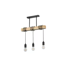   MasterLED Nido 3xE27 foglalatú tölgy + fekete színű függesztett mennyezeti lámpa