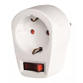 Földelt hálózati 1-es kapcsolható dugaljzat 16A 220-240V