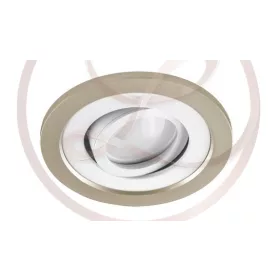   Strühm Borys kör alakú spot keret bézs/fehér GU10-es foglalattal