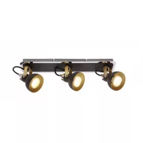   Strühm Mario fekete 3-as mennyezeti lámpa GU10-es foglalattal