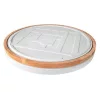 MasterLED XUDO 54W 3000-6500K 400x80 mm valódi fa/fehér színű mennyezeti lámpa távirányítóval
