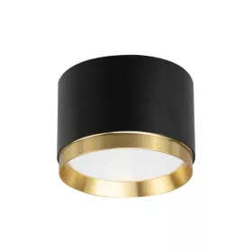   MasterLED Lumet fekete/arany mennyezeti lámpatest, GX53-as foglalattal