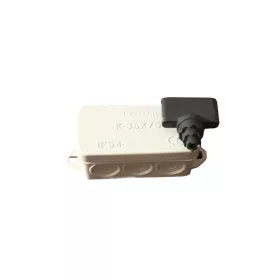   ALK-TECH fehér színű kötődoboz 36x75 mm-es méretű IP54-es védettségű
