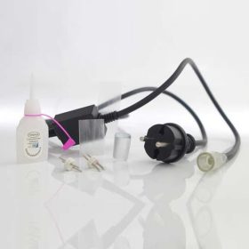 Eurolamp LED fénykábelhez való csatlakozókészlet, 1,5 m