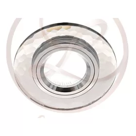   Strühm Hanna kör alakú spot keret átlátszó/króm GU10-es foglalattal