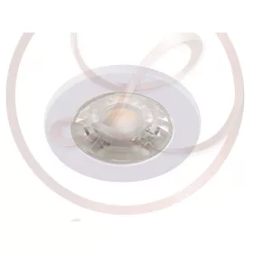   Strühm Fin Led IP44 3 W-os süllyesztett natúr fehér fehér színű kör alakú LED-es mennyezetlámpa