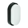 FALI IP54-es LED OVÁLIS LÁMPA (hajó lámpa) 11W 4000Κ Fekete EUROLAMP ARTE ILLUMINA