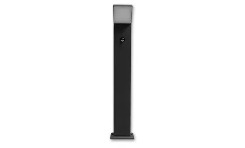 MasterLED Clark 12 W-os natúr fehér 80 cm magas fekete állólámpa mozgásérzékelős
