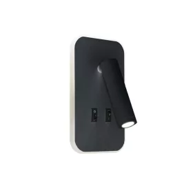   Strühm Otello D 186x105 mm szögletes meleg fehér/natúr fehér fekete fali lámpa