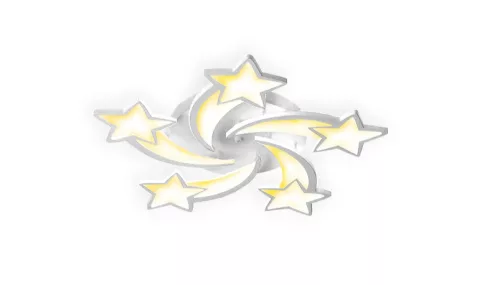 Lucero Yuki 140 W-os 67 cm átmérőjű fehér LED távirányítós és mobil applikációval vezérelhető mennyezeti lámpa