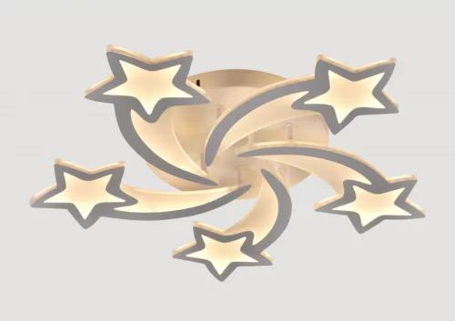 Lucero Yuki 140 W-os 67 cm átmérőjű fehér LED távirányítós és mobil applikációval vezérelhető mennyezeti lámpa