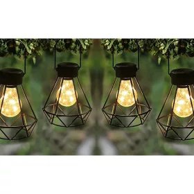   MasterLED Gyémánt alakú 3000K napelemes lámpa beépített alkonyatérzékelővel